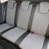 Авточехлы RENAULT-Duster деленное 40\60 с 2021- (Ромб) чер+cер