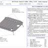 АвтоЩИТ/Защита картера двигателя и КПП HYUNDAI Santa Fe II 2006-2009/3134