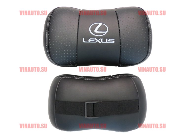 Автомобильные подушки для шеи LEXUS (Аригон) чер+чер Автомобильные подушки для шеи LEXUS (Аригон) чер+чер