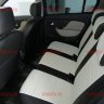 Авточехлы RENAULT-Logan 2 деленное 40/60/Sandero 2 с 2014 (без подуш. безопасн.) (Аригон) чер+бел
