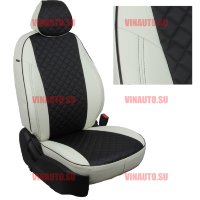 Авточехлы TOYOTA-RAV-4 с 06-13 (Ромб) бел+чер Авточехлы TOYOTA-RAV-4 с 06-13 (Ромб) бел+чер