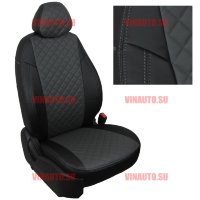 Авточехлы HONDA-CR-V 4 выпуск с 2012- (Ромб) чер+тем.сер Авточехлы HONDA-CR-V 4 выпуск с 2012- (Ромб) чер+тем.сер