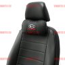 Автомобильные подушки для шеи KIA (Аригон) чер+чер Автомобильные подушки для шеи KIA (Аригон) чер+чер