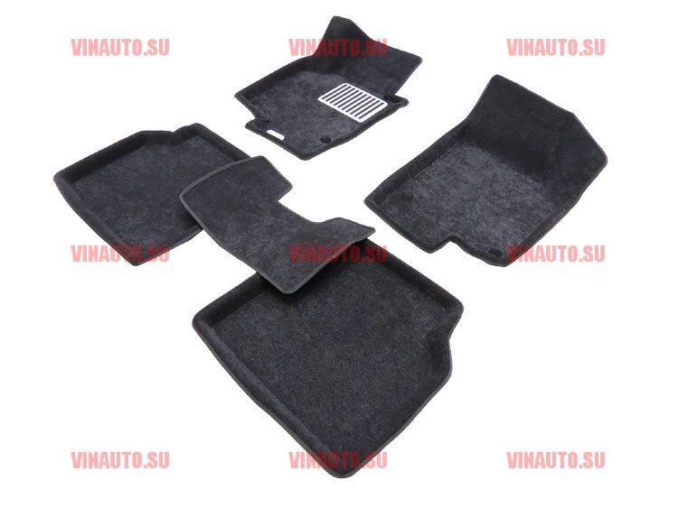 Коврики салона текст. 3D euro-std VOLKSWAGEN Tiguan (2008-)/(EM3D) Original/EM3D005419