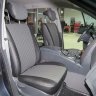 Авточехлы Ssang Yong-Kyron (Ромб) чер+тем.сер