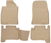 NOVLINE/Коврики в салон TOYOTA Land Cruiser Prado 2003-2009 (бежевый)/NLC4801212K