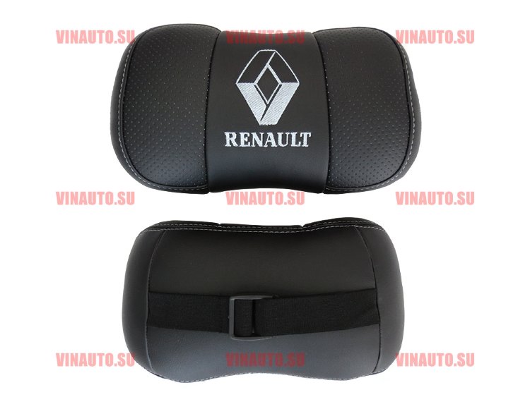 Автомобильные подушки для шеи RENAULT (Аригон) чер+чер Автомобильные подушки для шеи RENAULT (Аригон) чер+чер