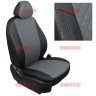 Авточехлы HYUNDAI-Solaris I sd/KIA-Rio III sd 40/60 2011- (Ромб) чер+сер