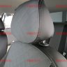 Авточехлы HYUNDAI-Solaris I sd/KIA-Rio III sd 40/60 2011- (Ромб) чер+сер