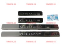 Накладки на пороги CHEVROLET Cruze 2013 (надпись CRUZE) Накладки на пороги CHEVROLET Cruze 2013 (надпись CRUZE)
