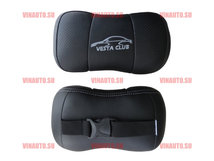 Автомобильные подушки для шеи Vesta Club (Аригон) чер+чер Автомобильные подушки для шеи Vesta Club (Аригон) чер+чер