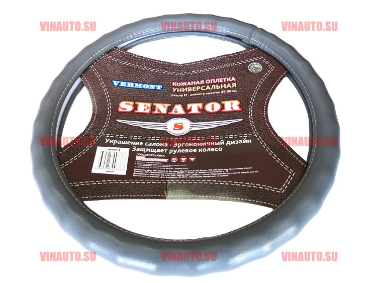 SENATOR/ОПЛЕТКА кожа Vermont M d=38/серый