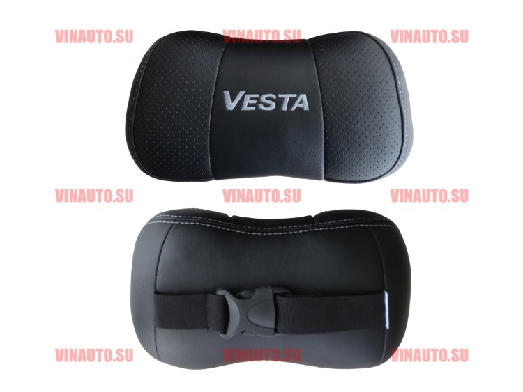 Автомобильные подушки для шеи Vesta (Аригон) чер+чер Автомобильные подушки для шеи Vesta (Аригон) чер+чер