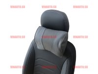 Автомобильные мини подушки под шею АВТОПИЛОТ (натур.кож.) сер+сер Автомобильные мини подушки под шею АВТОПИЛОТ (натур.кож.) сер+сер