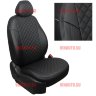Авточехлы KIA-Sportage IV 2016-2021 (Ромб) чер+чер