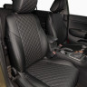Авточехлы KIA-Sportage IV 2016-2021 (Ромб) чер+чер