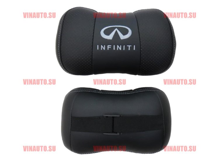 Автомобильные подушки для шеи INFINITI (Аригон) чер+чер Автомобильные подушки для шеи INFINITI (Аригон) чер+чер